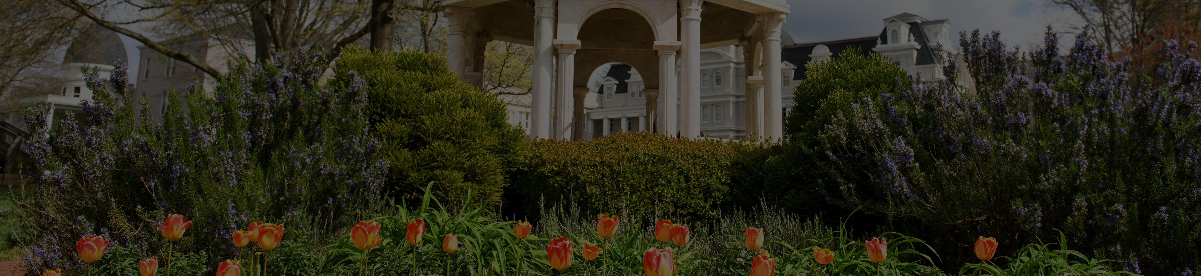 A picture of World View Monument on Brenau University's campus